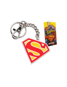 Superman shield nøglering i farve