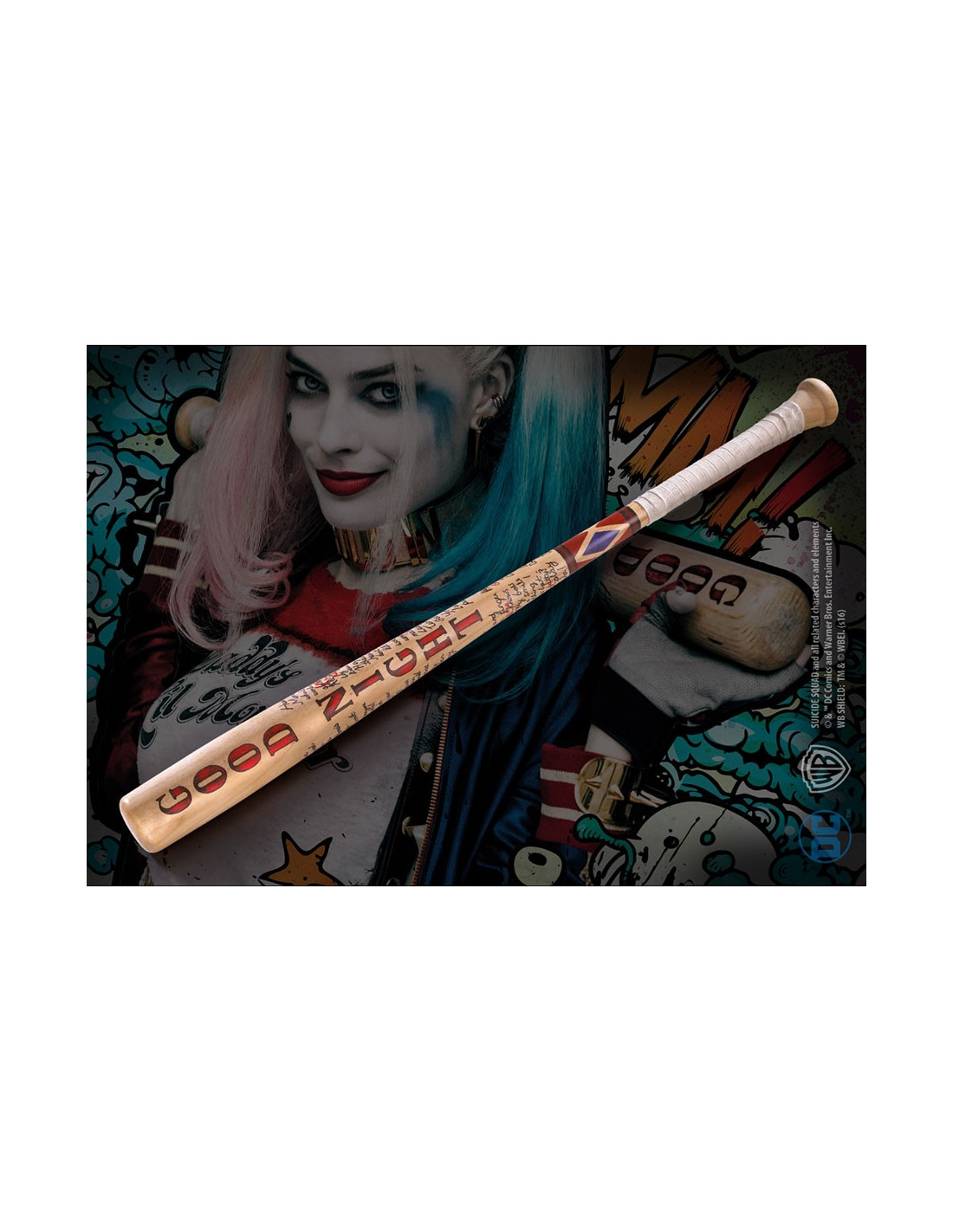 Bate de béisbol Harley Quinn, Escuadrón Suicida, DC Comics ⚔️  Tienda-Medieval
