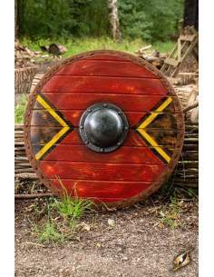 Escudo LARP Vikingo Thegn, látex