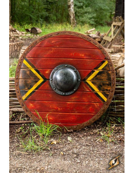 Escudo LARP Vikingo Thegn, látex Escudo LARP Vikingo Thegn, látex