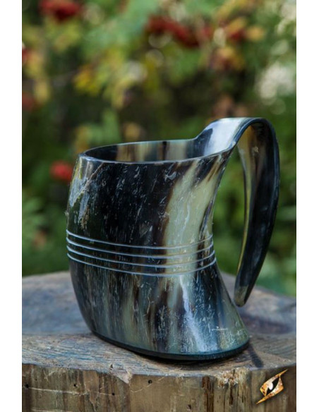 Krug der Wildnis auf Horn, 0,5 L