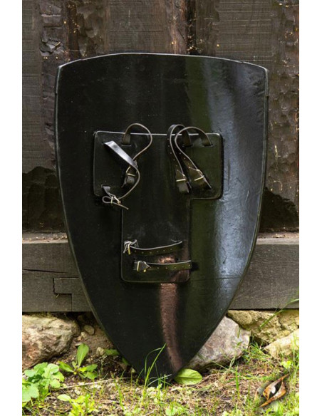 Roter Templerschild 90 x 60 cm. Latex