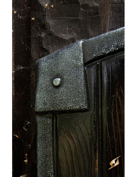 Rødt Templarskjold 90 x 60 cm. latex