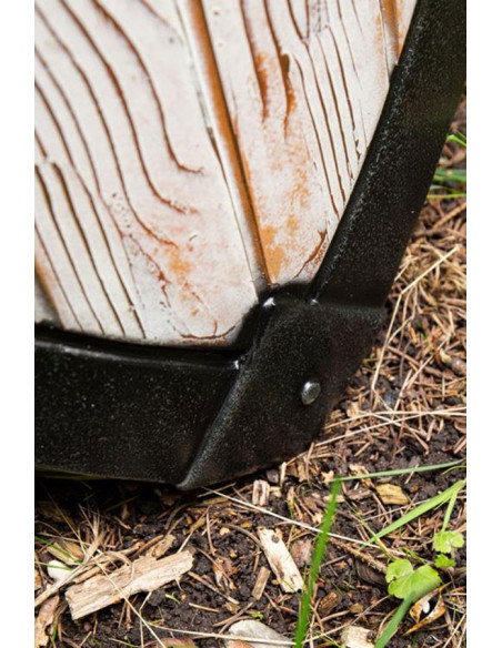 Roter Templerschild 90 x 60 cm. Latex