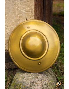 LARP middeleeuws schermschild, gouden latex