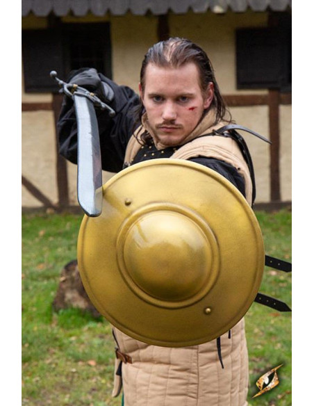 Escudo LARP esgrima medieval, látex...