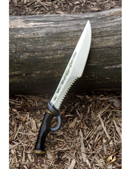 Middeleeuwse dolk van been, latex