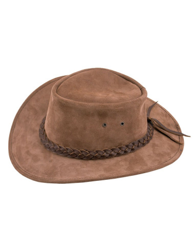 Sombrero marrón vaquero lejano oeste ⚔️ Tienda Talla