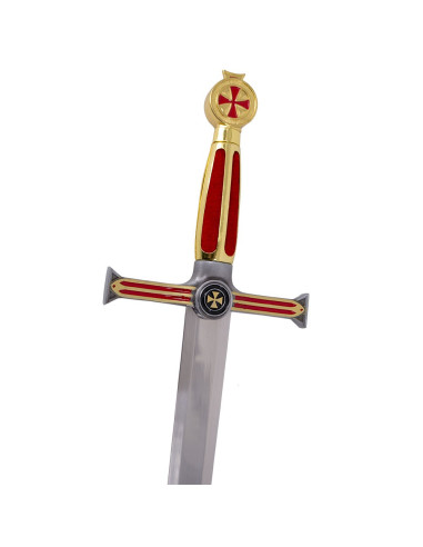 Kadettemplarsværd, fløjlsgreb