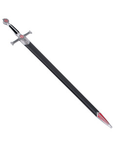Espada Templaria cadete, puño terciopelo negro 2