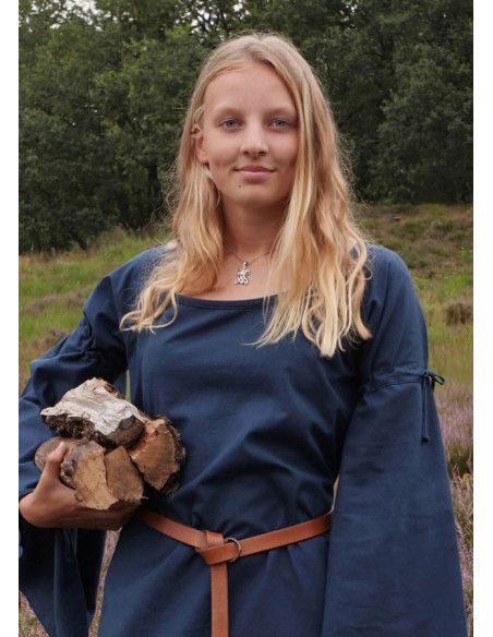 Middelalderlig kjole kvinde Burglinde... Middelalderlig kjole kvinde Burglinde...