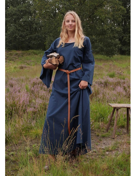 Middelalderlig kjole kvinde Burglinde... Middelalderlig kjole kvinde Burglinde...