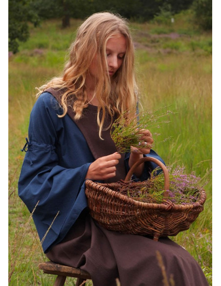 Middelalderkjole Andra, mørkebrun