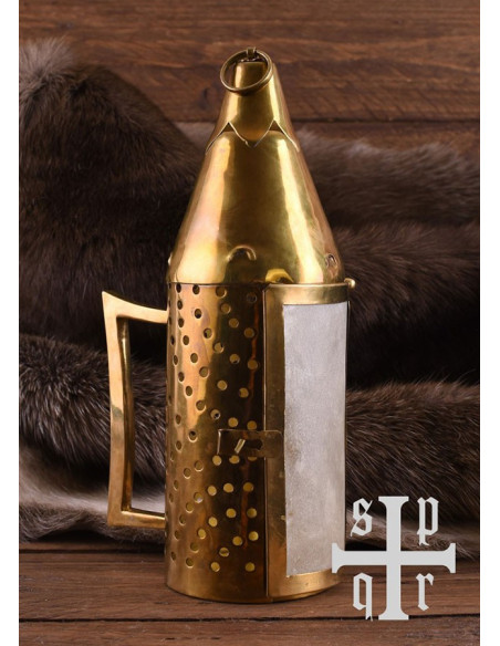 Middeleeuwse kandelaar in messing