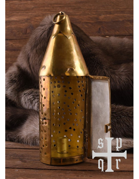 Middeleeuwse kandelaar in messing