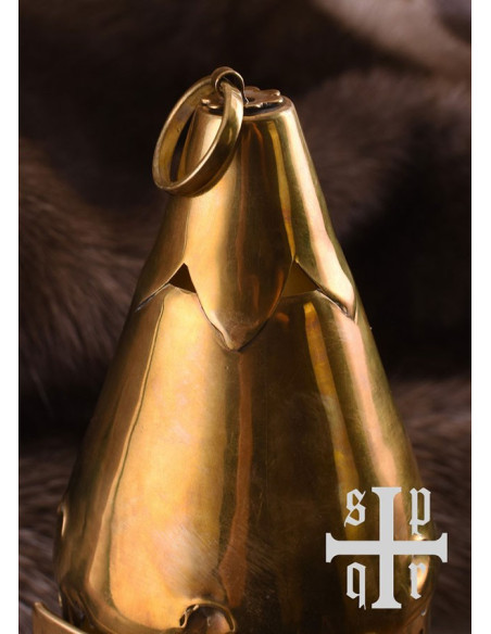 Middeleeuwse kandelaar in messing