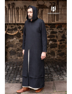 Tabardo medieval Thibaud, negro