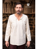 Ulrich Krawatte Mittelalterhemd, creme