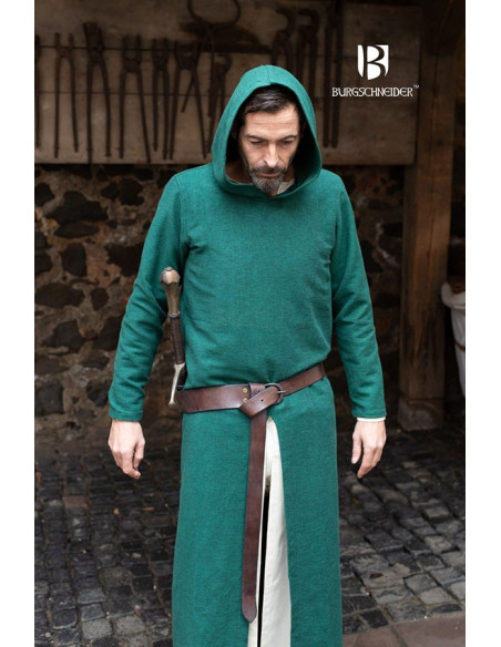 Renaud tuniek met capuchon, groen