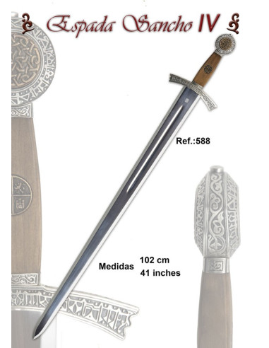 Espada Sancho IV de Castilla, siglo XIII