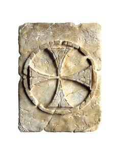 Huella Histórica Cruz Templaria, 20 x 15 cm.