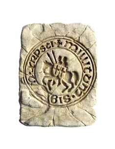Huella Histórica Sello de los Caballeros Templarios, 20 x...
