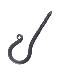 Tornillo de gancho en hierro forjado a mano