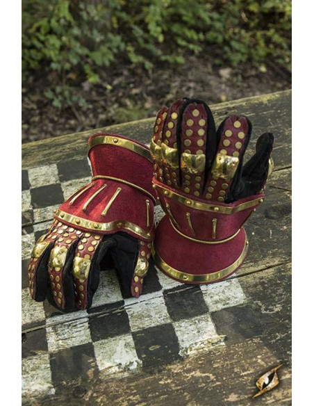 Zandloper middeleeuwse handschoenen,...