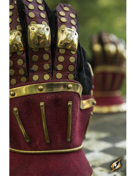 Zandloper middeleeuwse handschoenen,...