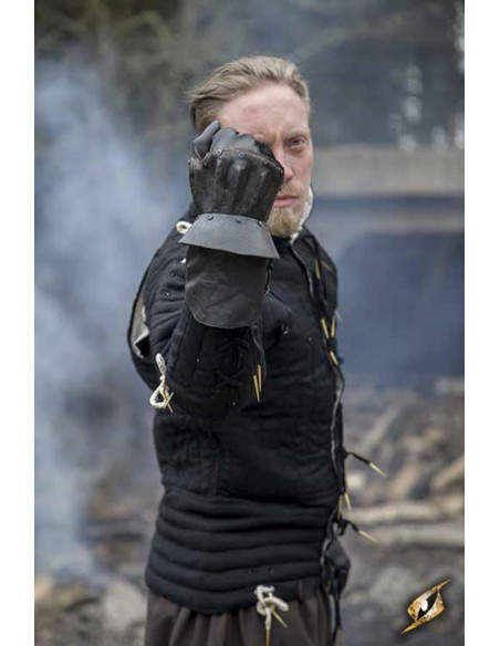 Simple middelalderhandsker, mørkt...