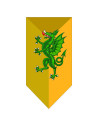 Middeleeuwse Groene Draak Banner