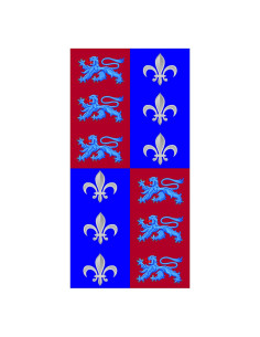 Banner Barracks Lions Flor de Lys