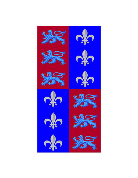 Banner Barracks Lions Flor de Lys