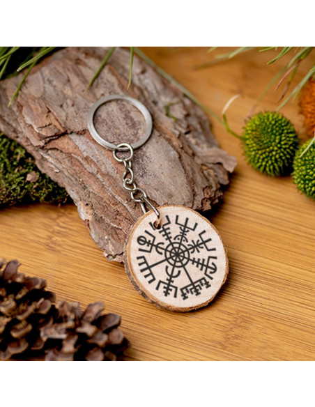 Wikinger-Vegvisir-Schlüsselanhänger... Wikinger-Vegvisir-Schlüsselanhänger...