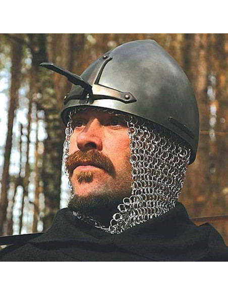 Casco Normando con protector nasal