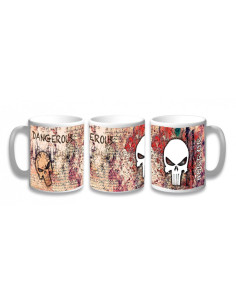 Keramikbecher Totenkopf Horror