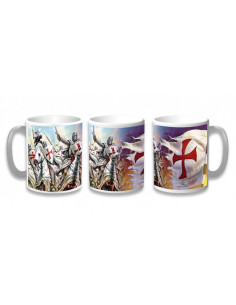 Taza Cerámica Guerreros Templarios