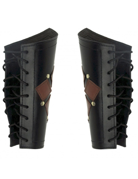 Brazaletes Medievales  Negro-Marrón... Brazaletes Medievales  Negro-Marrón...