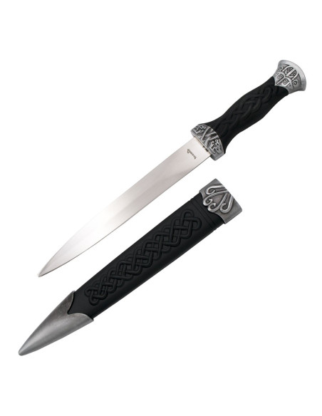 Keltischer Dolch mit Flechtmuster