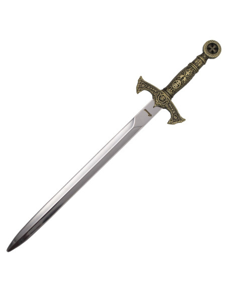 Tempeliers briefopener, bronzen...