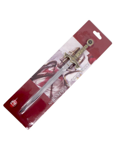 Tempeliers briefopener, bronzen...