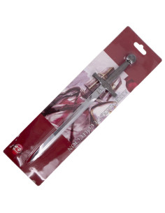 Excalibur briefopener, nikkel afwerking 2