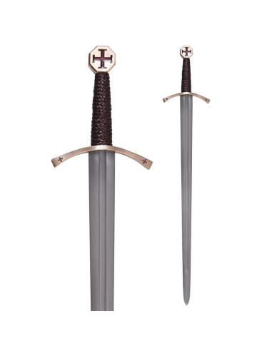 Espada Cruzados con vaina de cuero