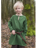 Mittelalterliche Tunika für Jungen Modell Arn, grün
