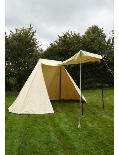Saxon Telt 4 x 6 m., naturhvid 2