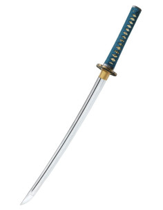 Shikoto Longquan Master Teal Wakizashi, handgeschmiedet