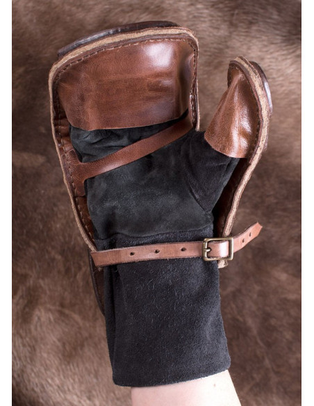 Gepolsterter Lederhandschuh zum...