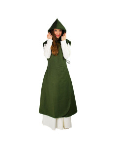 Verstellbares Kleid Modell Gerlin, grüne Farbe