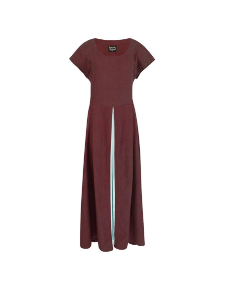 Rot-weißes Mittelalterkleid Modell...