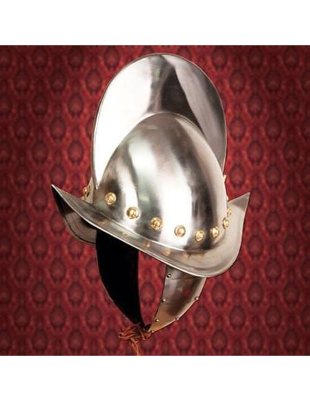 Spansk Morion-hjelm S-XVI - XVII